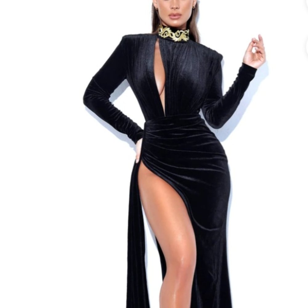Velvet gown